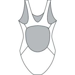 Maru Mädchen Badeanzug AUDIO Glitzer -Schwimmausrüstung 669 02