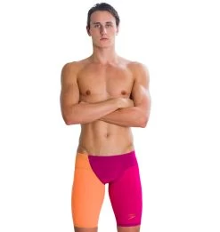 Speedo LZR Racer Elite 2 Jammer Magenta-fluo Orange -Schwimmausrüstung 790 03