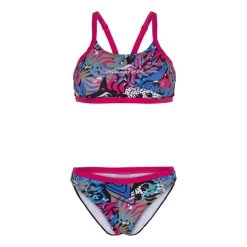 Aquafeel Damen Bikini Dynamicback Abstract Jungle