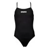 Arena Mädchen Badeanzug SOLID LIGHT TECH Black-white -Schwimmausrüstung Arena Mdchen Badeanzug SOLID LIGHT TECH black white 410 01