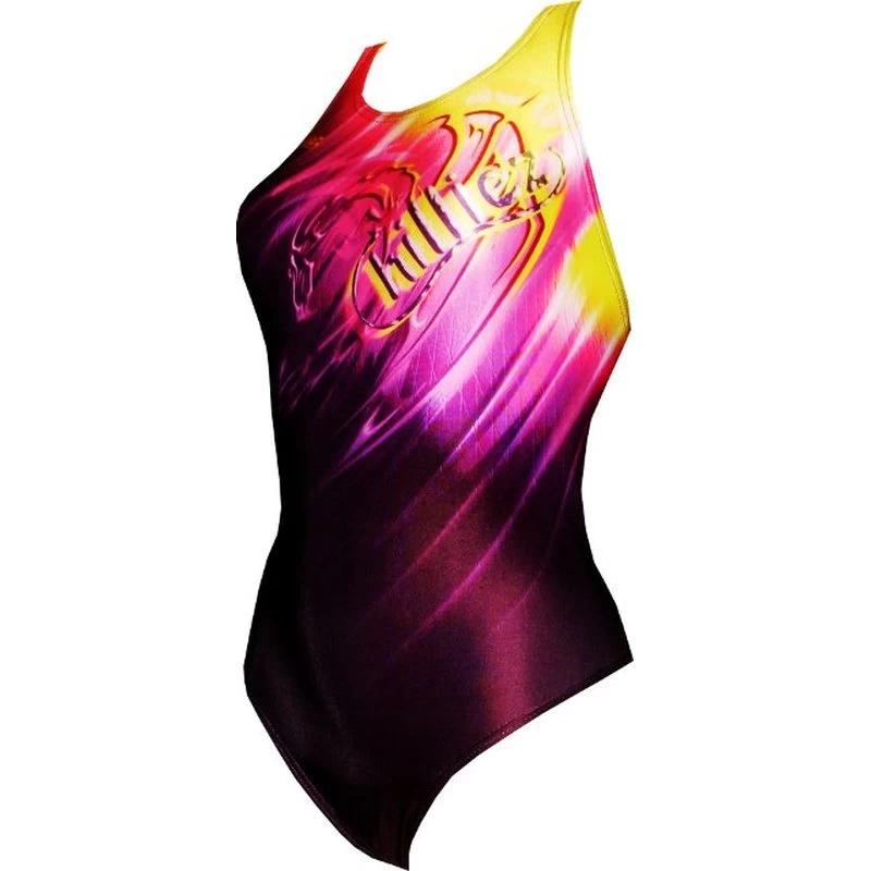 Chilliez Badeanzug DRAGON Purple Schwimmtraining 5 Chilliez Badeanzug DRAGON Purple Schwimmtraining – Bild 3