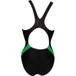 Chilliez Badeanzug DUO Schwarz-grün Schwimmtraining -Schwimmausrüstung Chilliez Badeanzug DUO schwarz hellblau Schwimmtraining 540 03