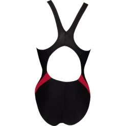 Chilliez Badeanzug DUO Schwarz-rot Schwimmtraining -Schwimmausrüstung Chilliez Badeanzug DUO schwarz lila Schwimmtraining 537 03