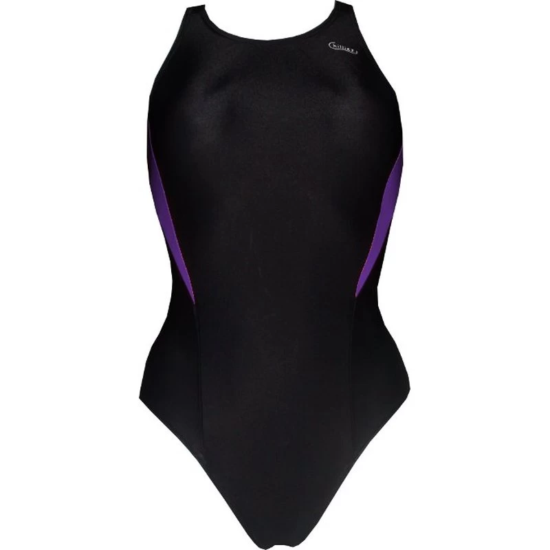 Chilliez Badeanzug DUO Schwarz-lila Schwimmtraining 4 Chilliez Badeanzug DUO Schwarz-lila Schwimmtraining – Bild 2