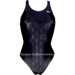 Chilliez Badeanzug SHARK Schwarz Schwimmtraining