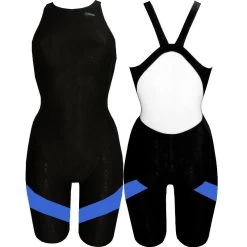 Chilliez Wettkampf Schwimmanzug Kneeskin Sharkskin Black & Blue