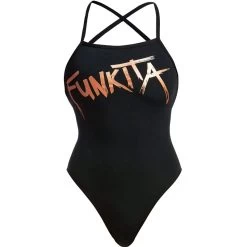 Funkita Damen Badeanzug Bronzed Strapped In