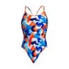 Funkita Damen Badeanzug Wet Paint Diamond Back -Schwimmausrüstung Funkita Damen Badeanzug Wet Paint Diamond Back 854 01