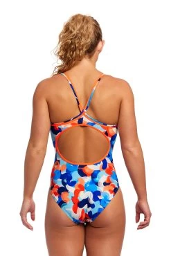 Funkita Damen Badeanzug Wet Paint Diamond Back -Schwimmausrüstung Funkita Damen Badeanzug Wet Paint Diamond Back 854 03