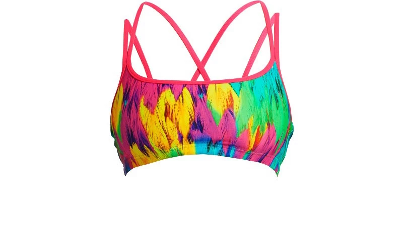 Funkita Damen Bikini Oberteil Criss Cross Top Ruffles 3 Funkita Damen Bikini Oberteil Criss Cross Top Ruffles