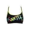 Funkita Damen Bikini Oberteil Funkita Tag Top Schwarz -Schwimmausrüstung Funkita Damen Bikini Oberteil Funkita Tag Top schwarz 10 01