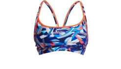 Funkita Damen Bikini Oberteil Sports Top Futurismo