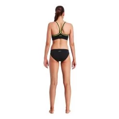 Funkita Damen Sports Brief Still Black Bikinihose -Schwimmausrüstung Funkita Damen Sports Brief Still Black Bikinihose 509 03