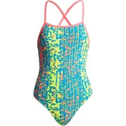 Funkita Mädchen Badeanzug Second Skin Strapped In