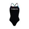 Funkita Mädchen Badeanzug Beat It Black Strapped In -Schwimmausrüstung Funkita Mdchen Badeanzug Beat is Black Strapped In 849 01