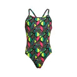 Funkita Mädchen Badeanzug Dot Matrix Diamond Back