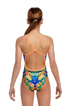 Funkita Mädchen Badeanzug Jungle Town Single Strap -Schwimmausrüstung Funkita Mdchen Badeanzug Jungle Town Single Strap 843 03