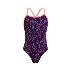 Funkita Mädchen Badeanzug Serial Texter Twisted