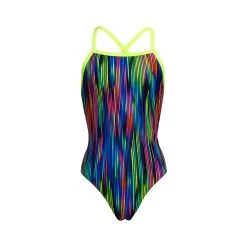 Funkita Mädchen Badeanzug Rain Down Strapped In