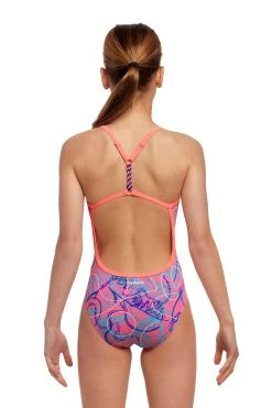 Funkita Mädchen Badeanzug Quick Flick Twisted -Schwimmausrüstung Funkita Mdchen Badeanzug Strip Straps Tie Me Tight 837 03
