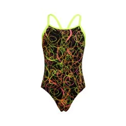 Funkita Mädchen Badeanzug Whip Lash Diamond Back