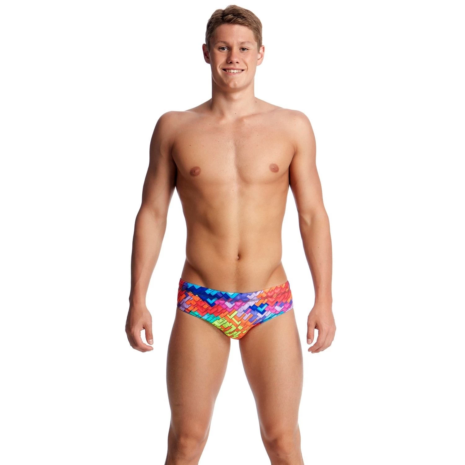 Funky Trunks Herren Classic Brief Layer Cake 4 Funky Trunks Herren Classic Brief Layer Cake – Bild 2