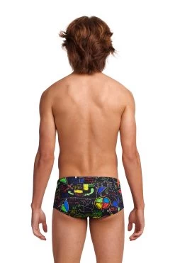 Funky Trunks Trainer Jungen Nerds Badehose -Schwimmausrüstung Funky Trunks Trainer Jungen Rain Down Badehose 862 03