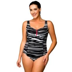 MARU Badeanzug MODERN MONOCHROME Scoop Back Mit Shape-Effekt