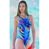 Maru Damen Badeanzug Tonto Zone Back -Schwimmausrüstung Maru Animal Sparkle Tek Back glaenzend 224 01
