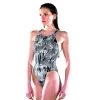 Maru Damen Badeanzug Zebra Sparkle Tek Back Glänzend 1 Maru Damen Badeanzug Zebra Sparkle Tek Back Glänzend -Schwimmausrüstung Maru Badeanzug Zebra Sparkle Tek Back glaenzend 237 01