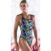 Maru Damen Badeanzug GRAFFITI Splish Back -Schwimmausrüstung Maru Damen Badeanzug GRAFFITI Splish Back 765 01