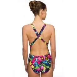 Maru Damen Badeanzug DIAMOND Pacer Vault Back -Schwimmausrüstung Maru Damen Badeanzug Mercury Rising Vault Back 667 02