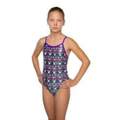 Maru Mädchen Badeanzug CHEYENNE Glitzer