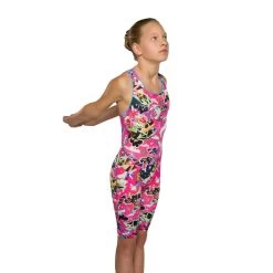 Maru Mädchen Badeanzug Mit Bein SCRIBBLE