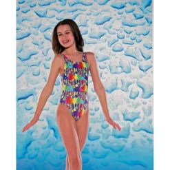 Maru Mädchen Badeanzug DRIZZLE Glitzer