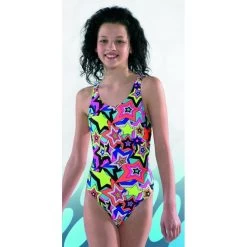 Maru Mädchen Badeanzug KAPOW Glitzer