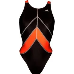 YINGFA Wettkampfanzug Speedsuit Schwarz/orange