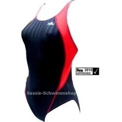 YINGFA Wettkampfanzug Speedsuit Schwarz/rot