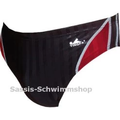 Yingfa Badehose CLASSIC Schwarz-rot