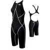Yingfa Kneeskin Women Schwarz/weiß Wettkampf Schwimmanzug -Schwimmausrüstung Yingfa Kneeskin Women schwarzweiss Wettkampf Schwimmanzug 304 01