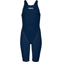 Arena Mädchen Wettkampfanzug Powerskin ST 2.0 Navy Offener Rücken
