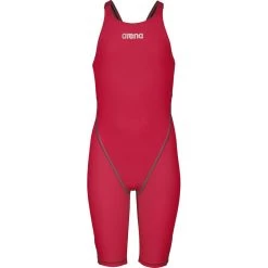 Arena Mädchen Wettkampfanzug Powerskin ST 2.0 Rot Offener Rücken