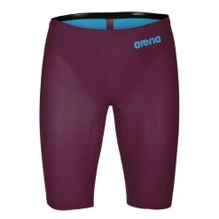 Arena Powerskin R-EVO ONE Jammer Wettkampf Red Wine - Turquoise
